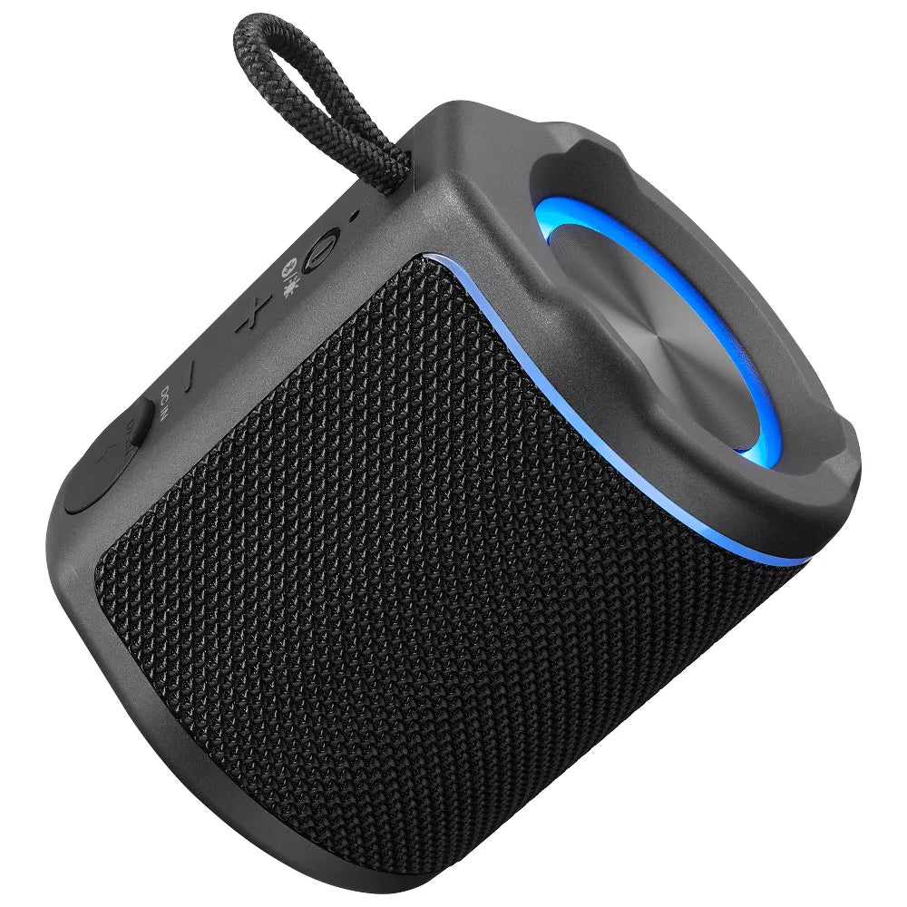 Portable IP67 Waterproof Wireless Speaker with Music‑Reactive Lights